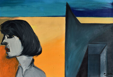 绘画 标题为“Portrait 2012” 由Roman Lasa, 原创艺术品, 油