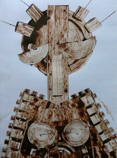 Peinture intitulée "429814-291035779813…" par Yves Cairoli, Œuvre d'art originale