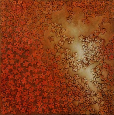 Peinture intitulée "scission" par Pascal Buffard, Œuvre d'art originale, Huile