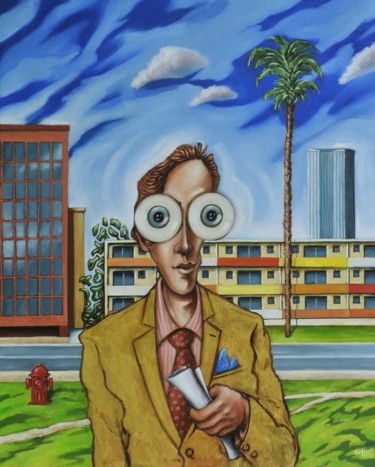 Peinture intitulée "rêves d'exotisme" par Pascal Buffard, Œuvre d'art originale, Huile