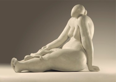 Sculpture titled "mother-child-1.jpg" by Mahesh Anjarlekar, Original Artwork, Other