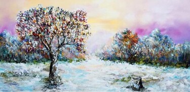 Colorful Nature.. Peinture intitulée "Colorful Nature.." par Gena Genadyj, Œuvre d'art originale, Acrylique