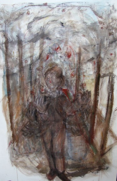 Órbita Pintura titulada "Órbita" por Edna Cantoral Acosta, Obra de arte original