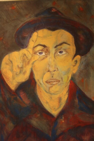Peinture intitulée "Sous la pluie" par Ruby, Œuvre d'art originale, Acrylique