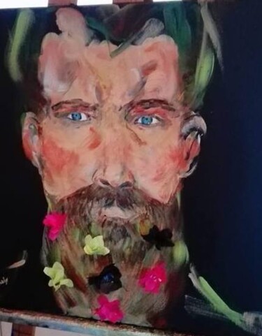 Peinture intitulée "Charlemagne" par Ruby, Œuvre d'art originale, Acrylique