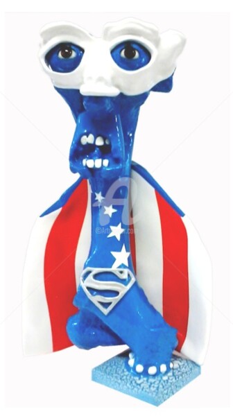 Sculpture intitulée "Super oscar 2nyss 2…" par Denis Michel (2nyss), Œuvre d'art originale, Coulage