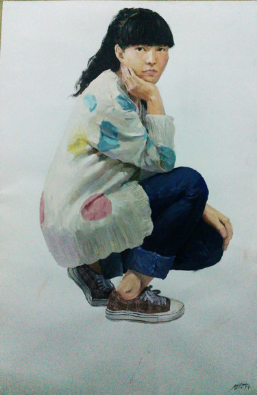 practice 绘画 标题为“practice” 由Tao Jia, 原创艺术品, 油