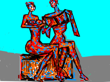 Digital Arts titled "lession.png" by Anandswaroop Manchiraju, Original Artwork, Digital Painting