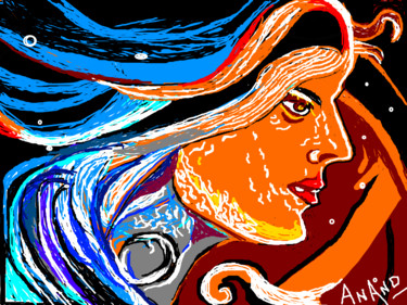 Digital Arts titled "life-study-10.png" by Anandswaroop Manchiraju, Original Artwork, Digital Painting