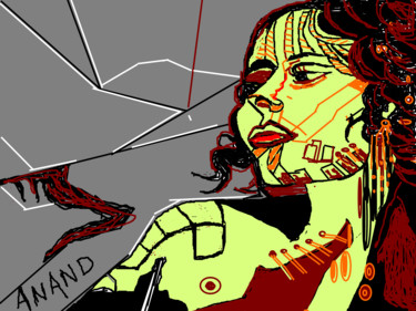 Digital Arts titled "life-study-16.png" by Anandswaroop Manchiraju, Original Artwork, Digital Painting