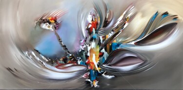 Painting titled "Visual Mind." by Gena Genadyj, Original Artwork, Acrylic