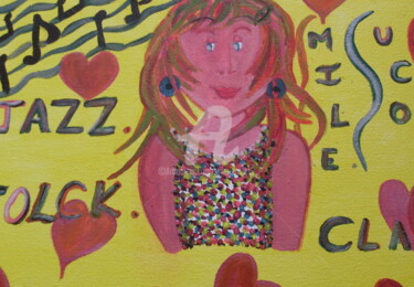 제목이 "Musique,  ma passio…"인 미술작품 Valerie Guiot로, 원작, 기름