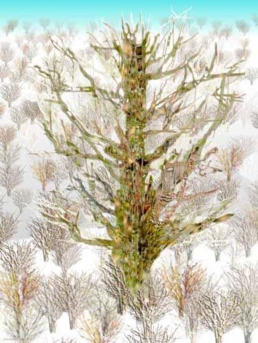 Digital Arts titled "Tree 1" by Afanassy Pud, Original Artwork