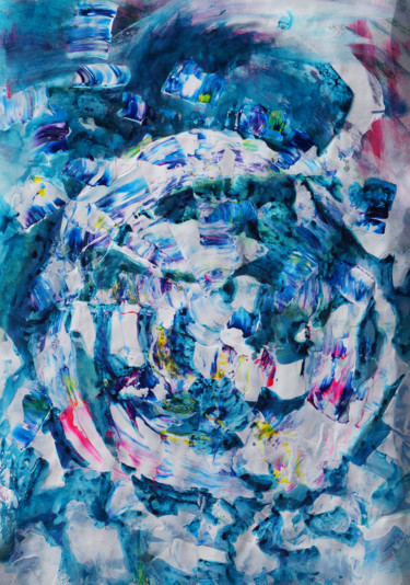 Sky Code Peinture intitulée "Sky Code" par Dmitri Matkovsky, Œuvre d'art originale, Huile