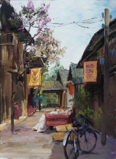gouache painting practice works 绘画 标题为“gouache painting pr…” 由Tao Jia, 原创艺术品