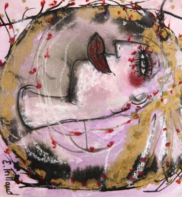 Dessin intitulée "Don't Go" par Emilie Teillaud, Œuvre d'art originale