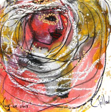 Dessin intitulée "Tuer un choix" par Emilie Teillaud, Œuvre d'art originale