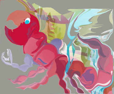 Digital Arts titled "SCORPION" by Catherine Wernette, Original Artwork, Digital Painting