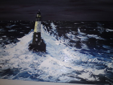 Peinture intitulée "ar-men-finistere-20…" par Claudine Viégas, Œuvre d'art originale, Huile