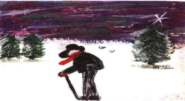 Peinture intitulée "temps qui passe" par Maevy, Œuvre d'art originale, Huile