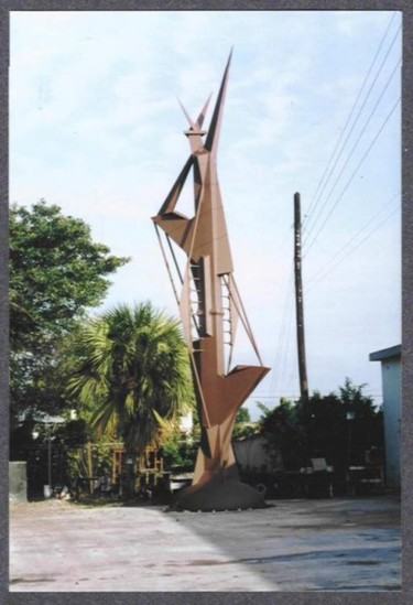 Sculpture titled "Liberty/ Victory ov…" by Richard Beaulieu, Original Artwork, Metals