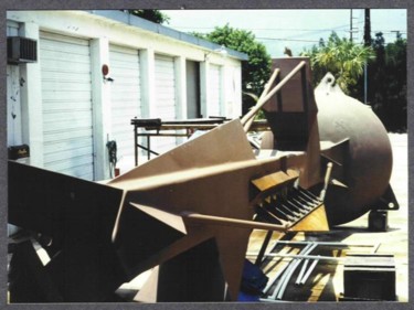Sculpture titled "Liberty" by Richard Beaulieu, Original Artwork, Metals