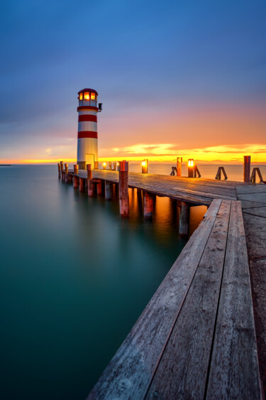lighthouse podersdorf Photographie intitulée "lighthouse podersdo…" par Photoplace, Œuvre d'art originale, Photographie numérique