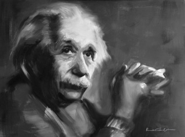 Painting titled "Albert" by Rui Manuel, Original Artwork