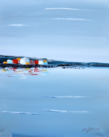 Ciel-bas Peinture intitulée "Ciel-bas" par Jean-Louis Gaillard, Œuvre d'art originale, Acrylique Monté sur Châssis en bois