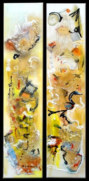 Peinture intitulée "Yes ! - Collection…" par Muriel Cayet, Œuvre d'art originale