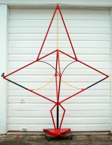 Sculpture titled "Noth Star" by Richard Beaulieu, Original Artwork, Metals