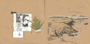 Drawing titled "pages04et05-ouessant" by Nathyi Regner, Original Artwork, Other