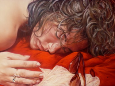 DANS LES BRAS DE MORPHEE Peinture intitulée "DANS LES BRAS DE MO…" par Yva Arvis, Œuvre d'art originale, Pastel