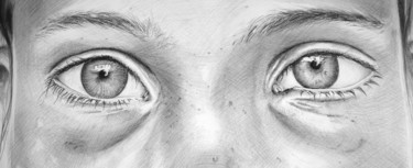 图画 标题为“Augen (Detail)” 由Johann Krammer, 原创艺术品, 其他
