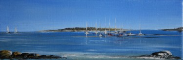 Painting titled "Mouillage forain 493" by Patrice Butel, Original Artwork