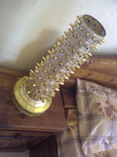 Design titled "lampe épineuse dorée" by Sobel, Original Artwork