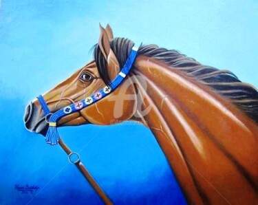 제목이 "Arabin horse  阿拉伯马…"인 미술작품 Hamid Bouteldja로, 원작