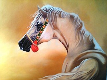 제목이 "Arabin horse  阿拉伯马…"인 미술작품 Hamid Bouteldja로, 원작