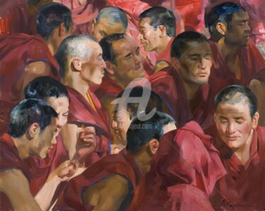 绘画 标题为“Spots of light on t…” 由Valeriy Kharchenko, 原创艺术品