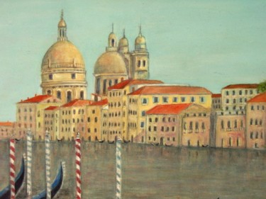 Peinture intitulée "Venise" par Lebreton-Hays, Œuvre d'art originale, Huile
