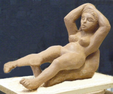 FEMME COUCHÉE, HOMMAGE A GEORGES SALENDRE SCULPTEUR FRANÇAIS (1890-1985)