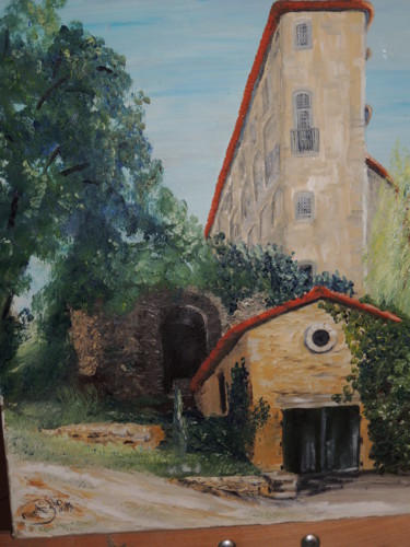 Peinture intitulée "ENTRECASTEAUX - Fac…" par Mireille Bello, Œuvre d'art originale
