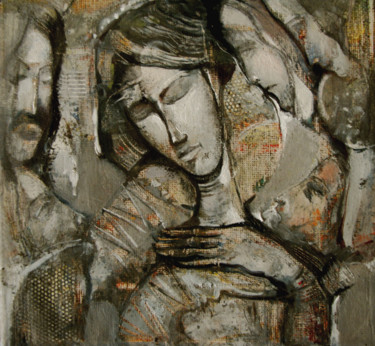 Painting titled "Do not punish us, b…" by Slav Krivoshiev, Original Artwork