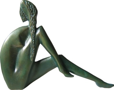 Sculptuur getiteld "Ondine" door Gérard Taillandier, Origineel Kunstwerk, Bronzen