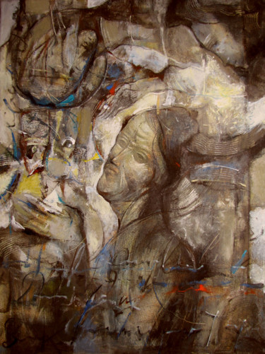 Painting titled "Where words are tru…" by Slav Krivoshiev, Original Artwork