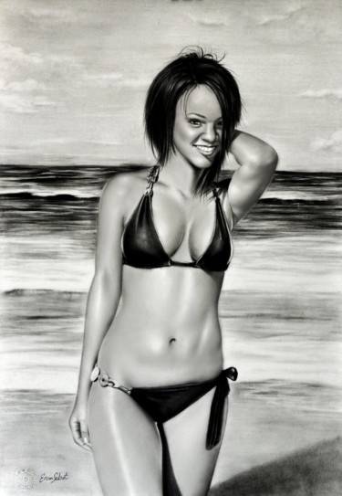 "rihanna" başlıklı Resim Ercan Sebat tarafından, Orijinal sanat