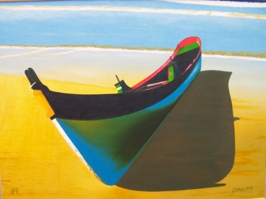 Peinture intitulée "J12059 Mission Achi…" par Chjapp, Œuvre d'art originale, Acrylique Monté sur Châssis en bois