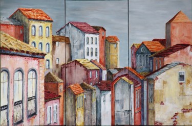 Peinture intitulée "hautes terres" par Patricia Lejeune, Œuvre d'art originale