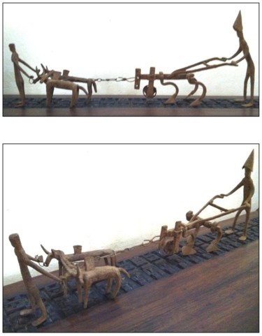 Artisanat intitulée "Fer Dogon" par Luc Lavroff, Œuvre d'art originale