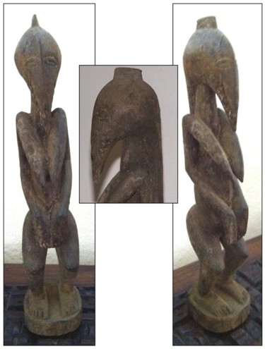 Artisanat intitulée "Fétiche Dogon" par Luc Lavroff, Œuvre d'art originale